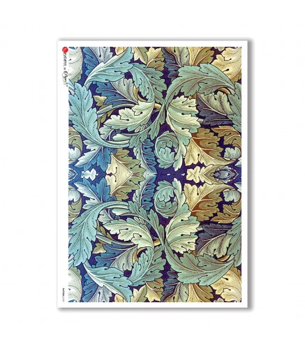 Premium Rice Paper - Pattern-0131 - 1 Design of A4